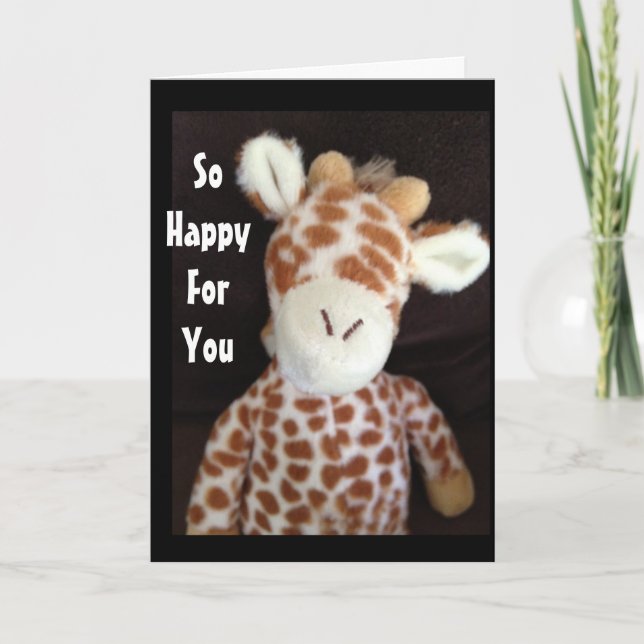 CONGRATULATIONS ON YOUR ADOPTION CARD (Front)