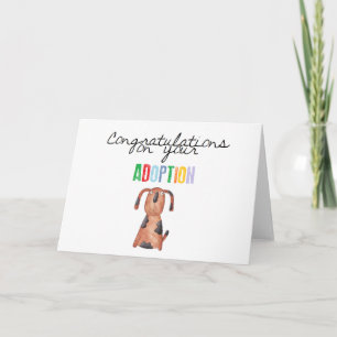 Congratulations on your adoption card