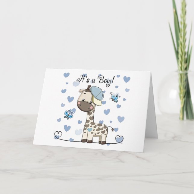 CONGRATULATIONS ON YOUR "BABY BOY" CARD (Front)