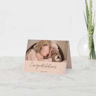 congratulations on your baby boy card