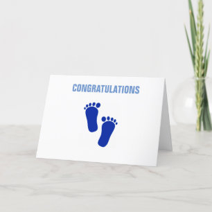 ***CONGRATULATIONS ON  YOUR BABY BOY*** HOLIDAY CARD
