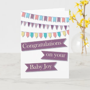 Congratulations on your Baby Card