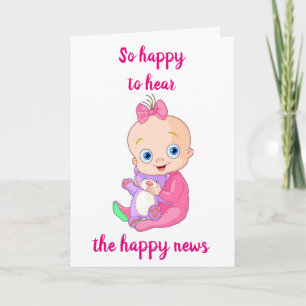 CONGRATULATIONS on YOUR ***BABY GIRL!!*** Card