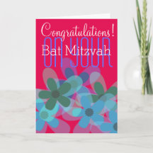 Congratulations on your Bat Mitzvah floral