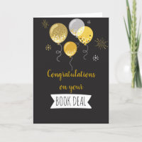 Congratulations on Your Book Deal Card