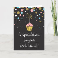 Congratulations on Your Book Launch Card