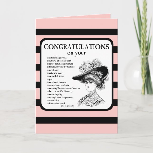 Congratulations on Your... Card (Front)