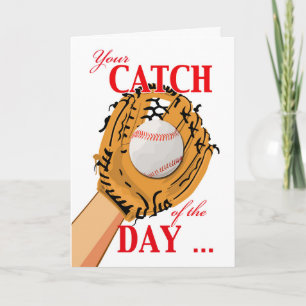 Congratulations on Your Catch of the Day, Baseball Card