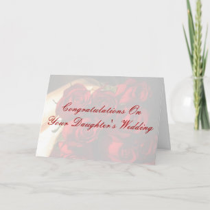 Congratulations On Your Daughter's Wedding Card