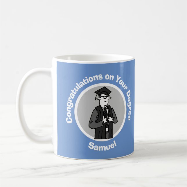 Congratulations On Your Degree Coffee Mug (Left)
