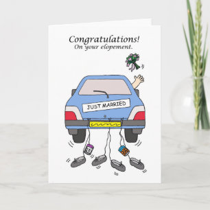 Congratulations on Your Elopement Card