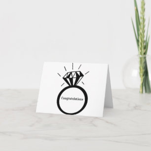 CONGRATULATIONS ON **YOUR ENGAGEMENT** CARD
