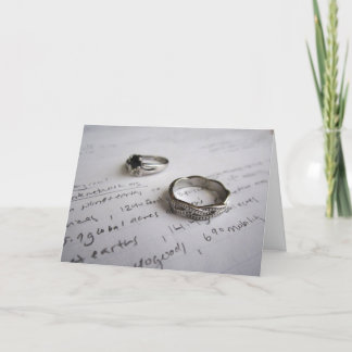 Congratulations on your Engagement Card