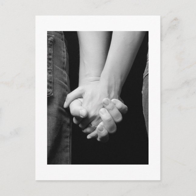 Congratulations on your engagement postcard (Front)