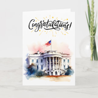 Congratulations on Your First election Card