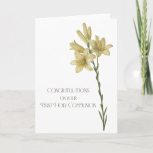 Congratulations on your First Holy Communion Card