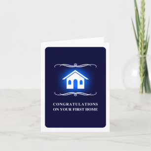 congratulations on your first home : mod home card