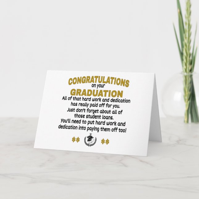 Congratulations on Your Graduation Card (Front)
