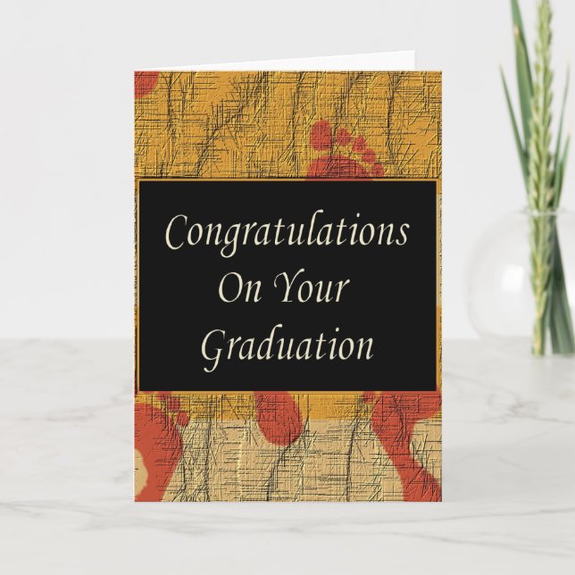 Congratulations On Your Graduation Card (Front)