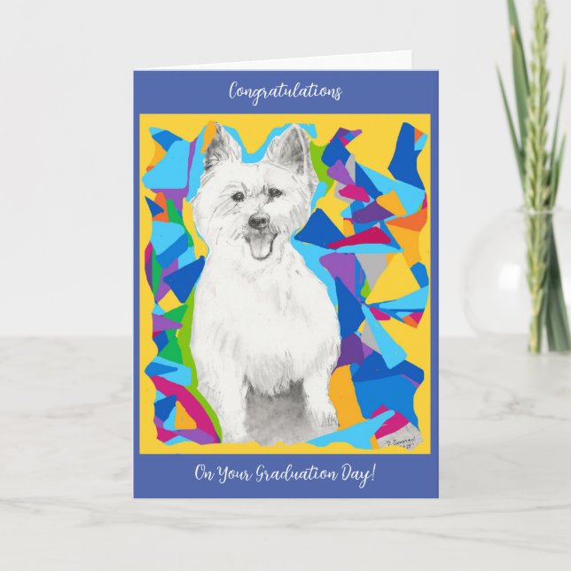 Congratulations On Your Graduation Day! Blank Card (Front)