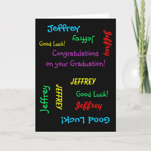 Congratulations on your Graduation, Greeting Card