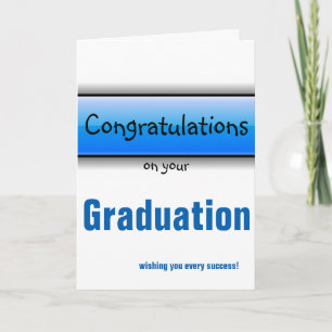 Congratulations on your graduation wishing you card