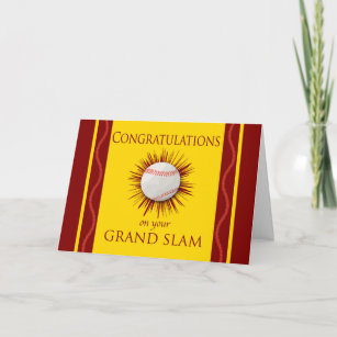 Congratulations on Your Grand Slam, Baseball Card