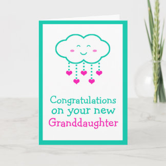 Congratulations on Your Granddaughter Card