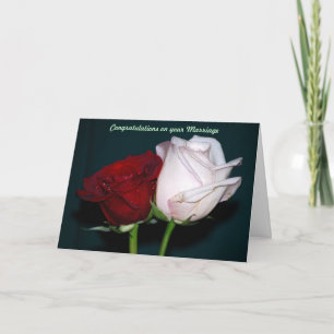 Congratulations on your marriage card