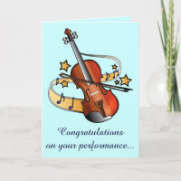 Congratulations on Your Music Performance