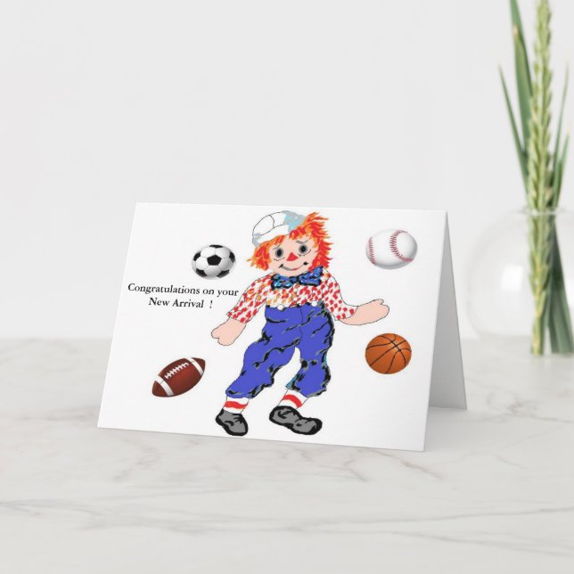 Congratulations on your New Arrival ! Card (Front)