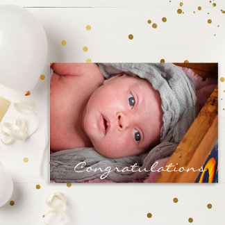 Congratulations on your New Baby Boy Card