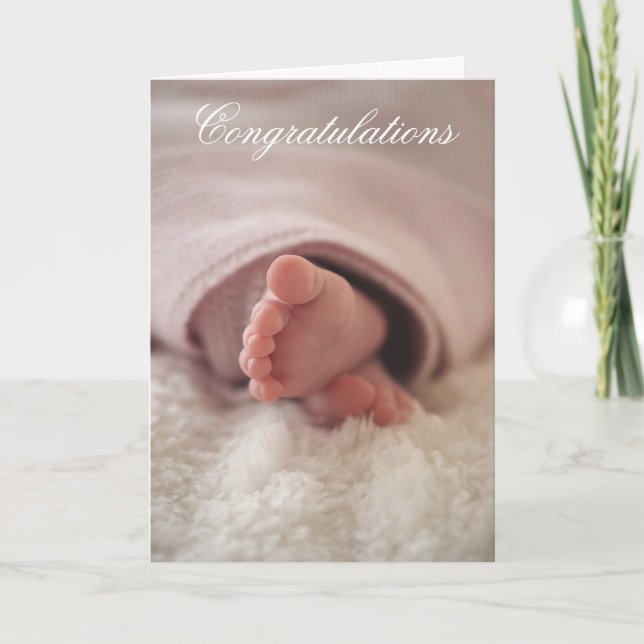 Congratulations on your New Baby Card (Front)