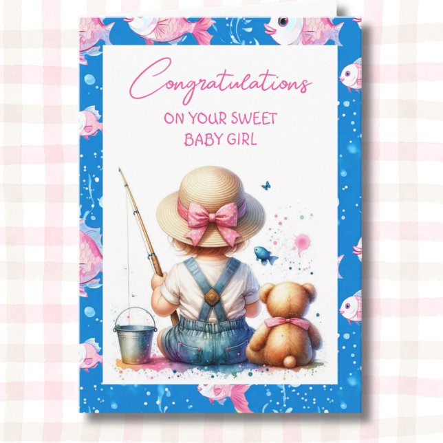 Congratulations on your New Baby Girl Card (Creator Uploaded)