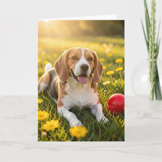 Congratulations on your New Beagle Card (Front)