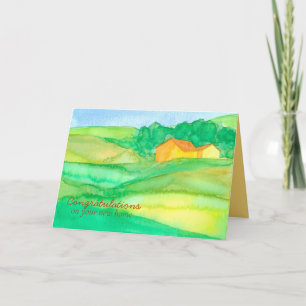 Congratulations On Your New Country Home Card