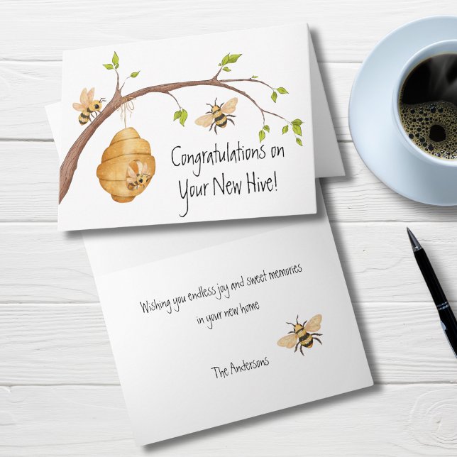 Congratulations on your New Hive | New House Card (Creator Uploaded)