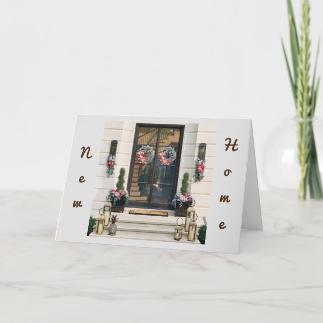 "CONGRATULATIONS" ON YOUR **NEW HOME** CARD (Front)