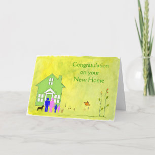 Congratulations On Your new Home Card