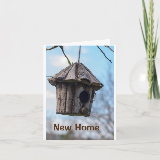 Congratulations on your new home card (Front)