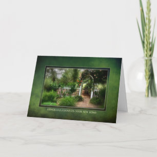Congratulations on your New Home - Dreamy Garden Card