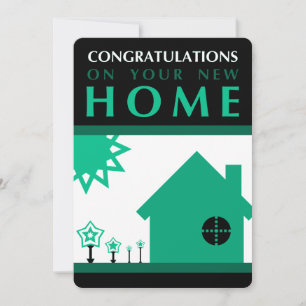 congratulations on your new home (green shapes)