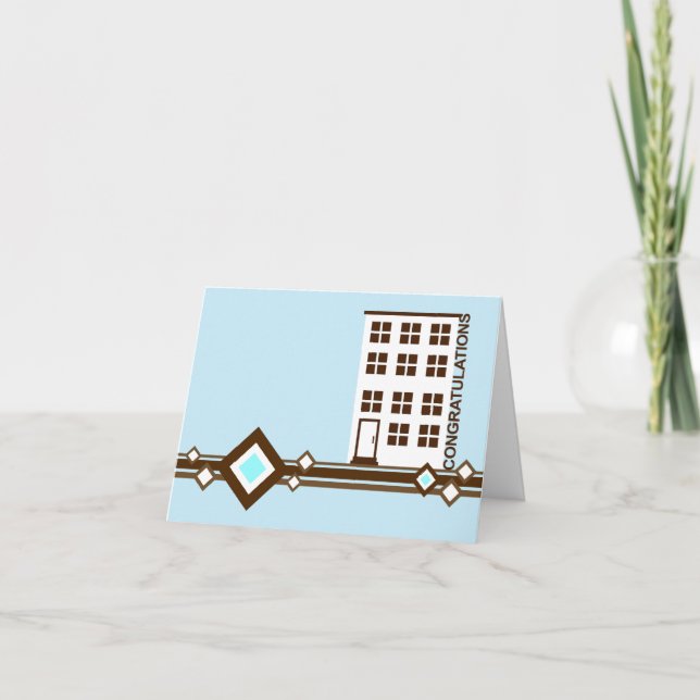 congratulations on your new home : hi-fi condo card (Front)