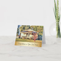 Congratulations on Your New Home - New Home Card