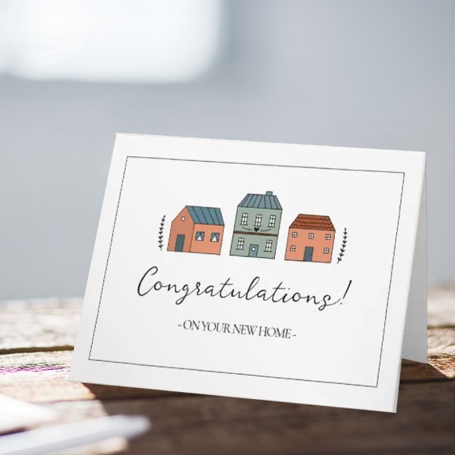 Congratulations on Your New Home Note Card (Creator Uploaded)