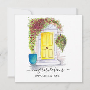 congratulations on your new home real estate agent holiday card