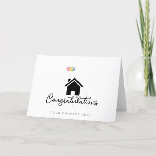 Congratulations on Your New Home Real Estate Thank You Card