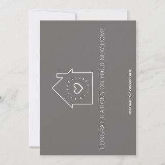 Congratulations On Your New Home: REALTOR Thank Yo You Card