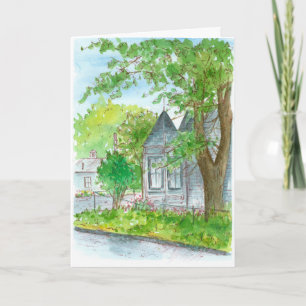 Congratulations On Your New Home Victorian House Card