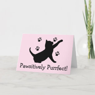 Congratulations on Your New Kitten with Paw Prints Card